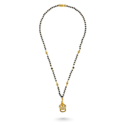Golden Crown 18 KT Thick Gold Plated Mangalsutra