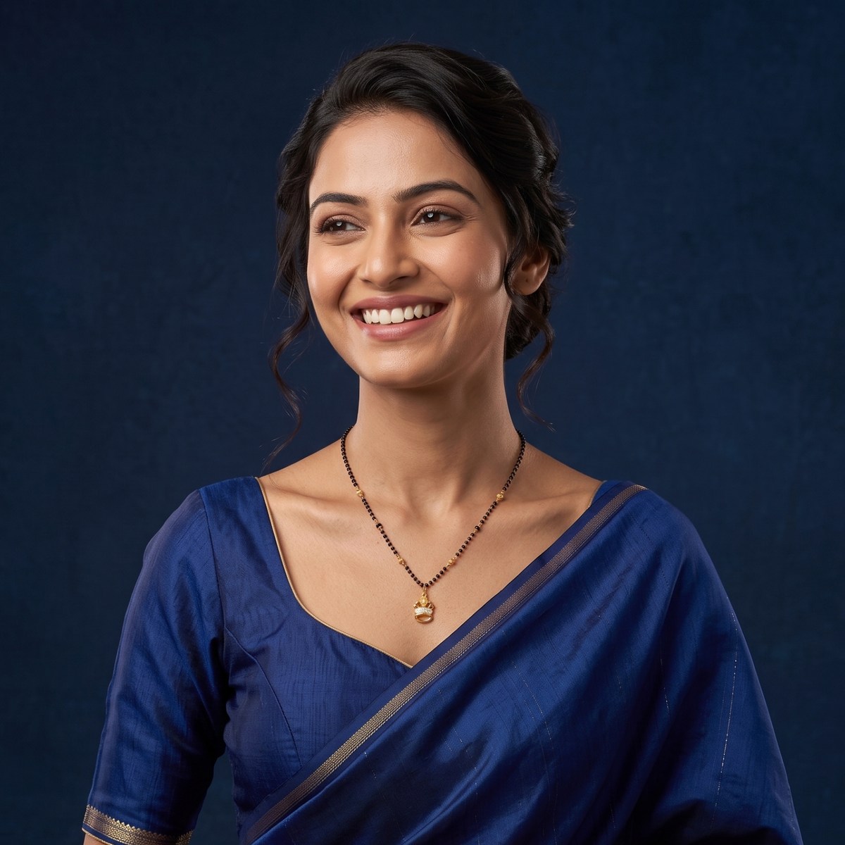 golden crown 18k gold plated mangalsutra
