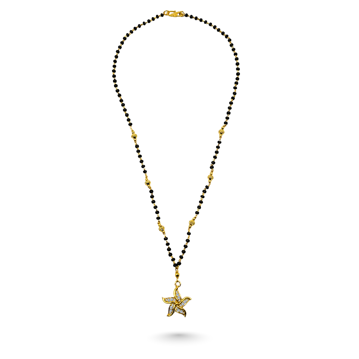 taara 18 kt thick gold plated mangalsutra