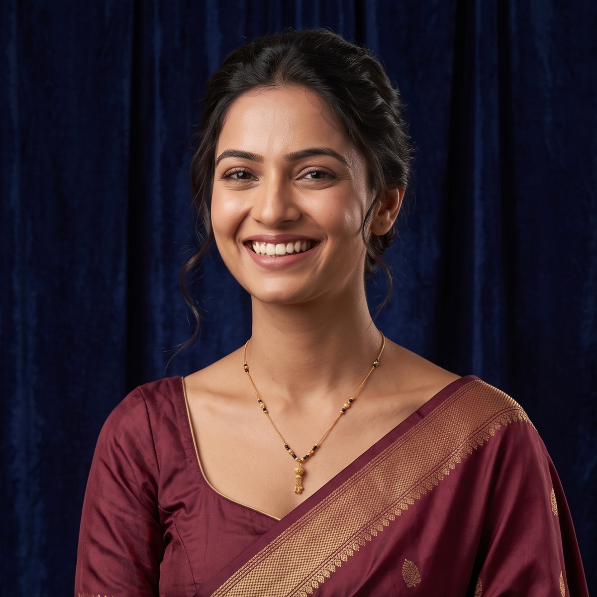 timeless tale 18k gold plated mangalsutra