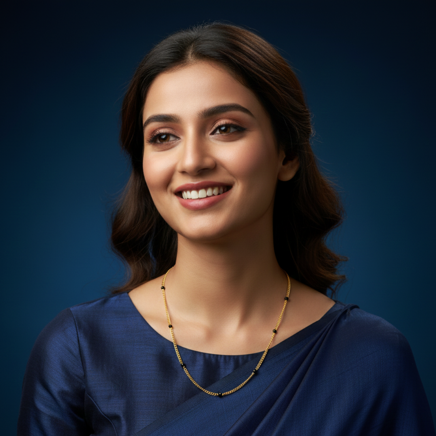 the minimalist grace 18 kt thick gold plated mangalsutra