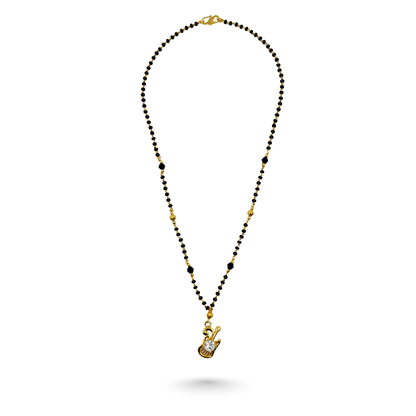 The Rhythm of Love 18 KT Thick Gold Plated Mangalsutra
