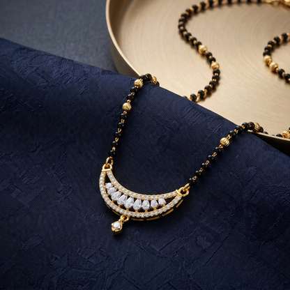 Divine Moonlight 18K Gold Plated Mangalsutra