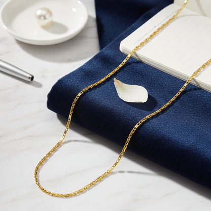 Anchor Gleam Gold-Plated Link Chain