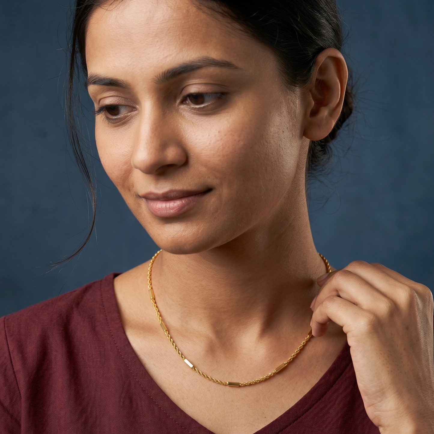 imperial luxe 18k gold plated chain