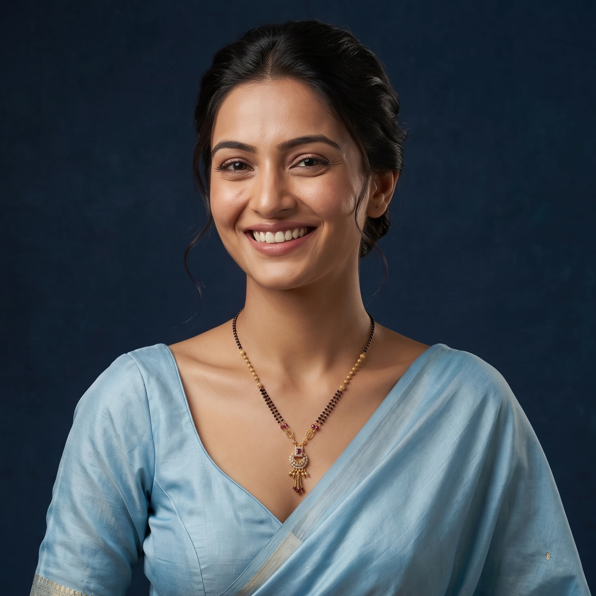 nayantara 18k gold plated mangalsutra