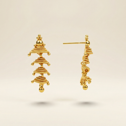 Devalaya Gold Plated Earrings