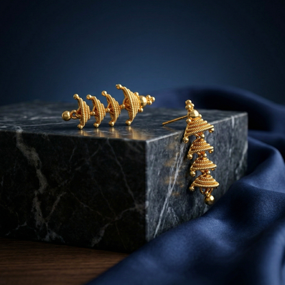 Devalaya Gold Plated Earrings