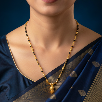 Golden Serenity 18 KT Thick Gold Plated Mangalsutra