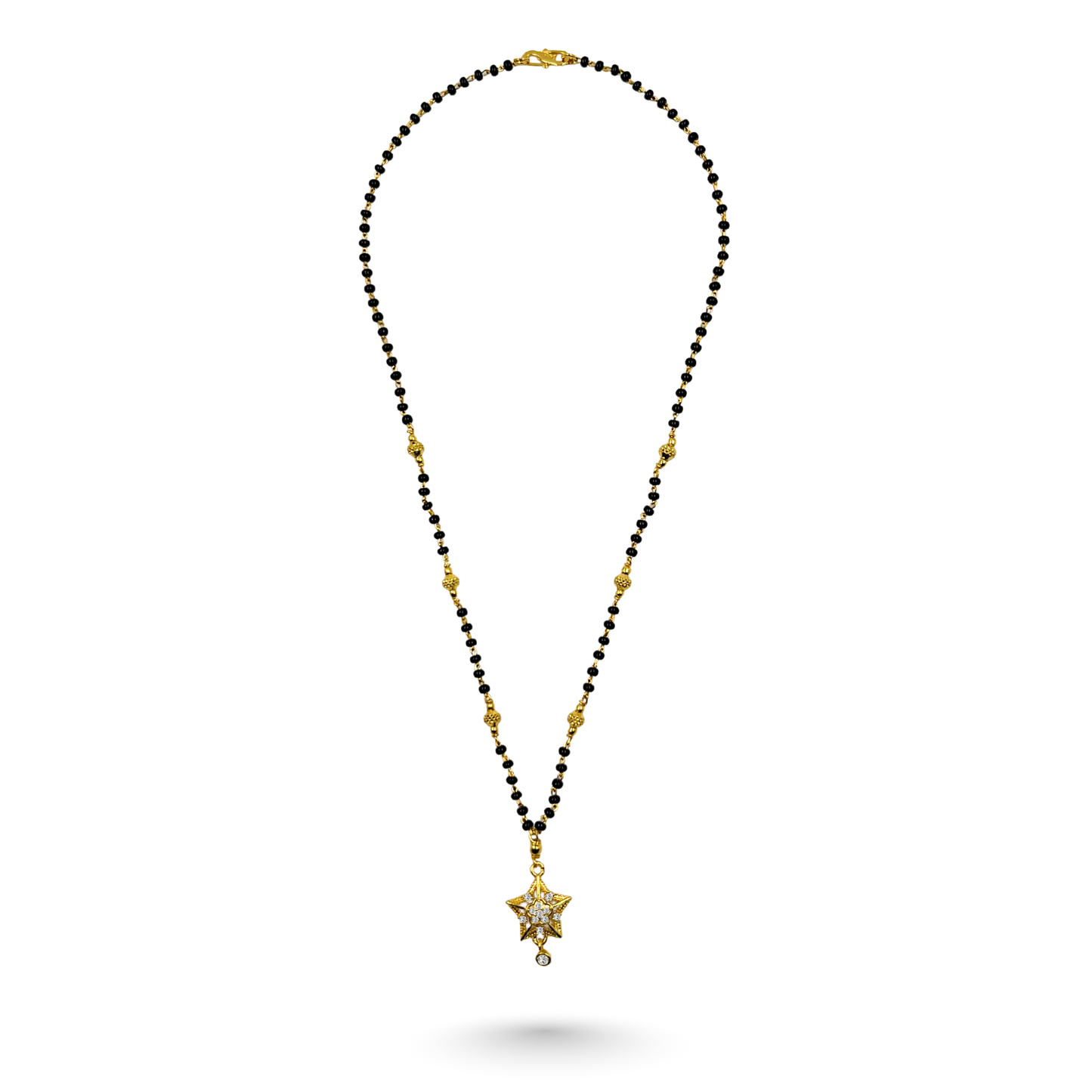 the guiding star 18 kt thick gold plated mangalsutra