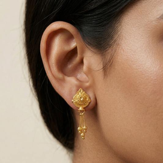 Chitra 18K Gold Plated Earrings