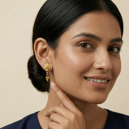 Chitra Gold Plated Earrings
