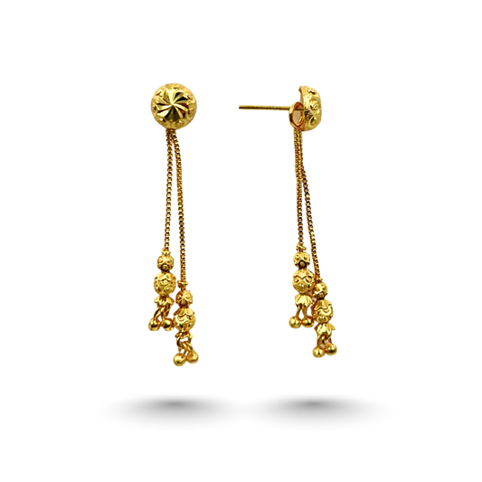 Ghungroo Sui Dhaga Earrings