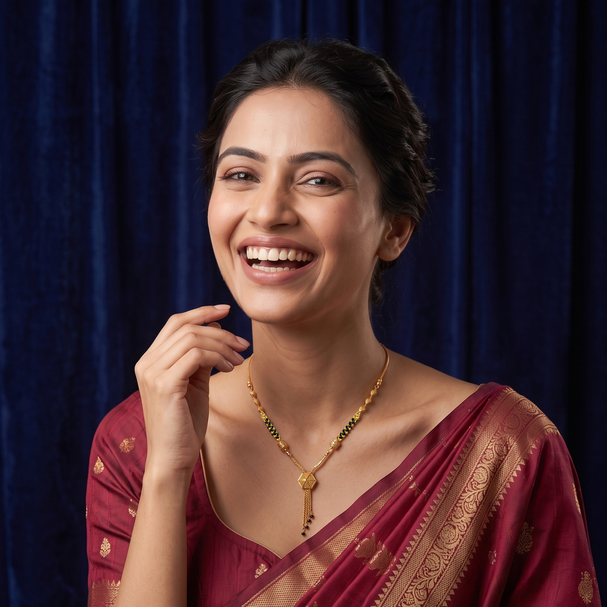 sacred thread 18k gold plated mangalsutra