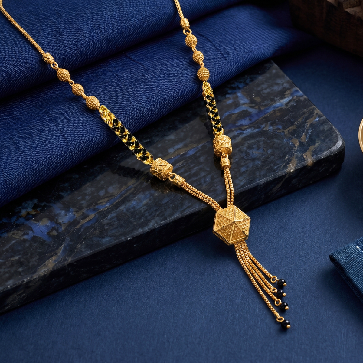 sacred thread 18k gold plated mangalsutra