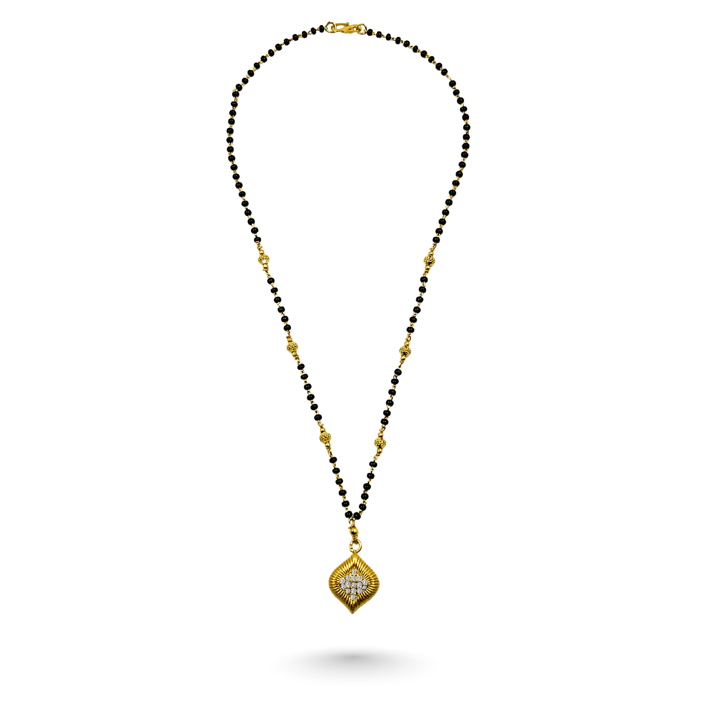 the essence of love 18 kt thick gold plated mangalsutra