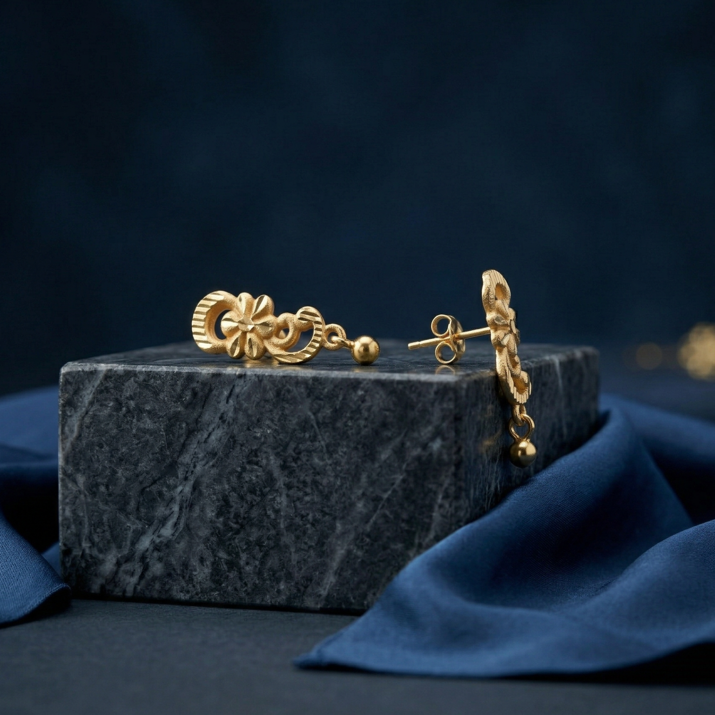 aparna gold plated earrings