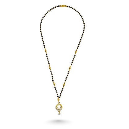 The Eternal Circle 18 KT Thick Gold Plated Mangalsutra