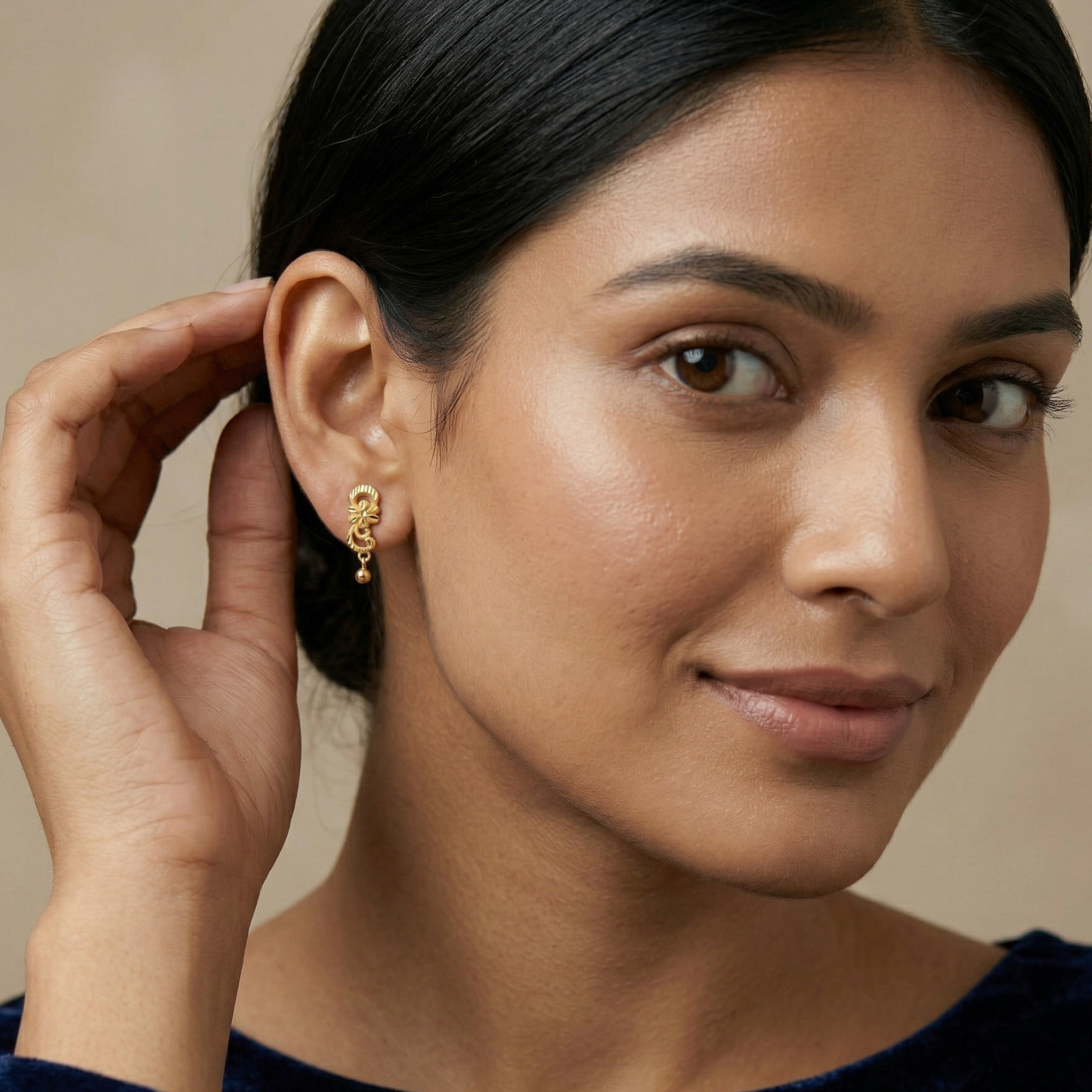 aparna gold plated earrings
