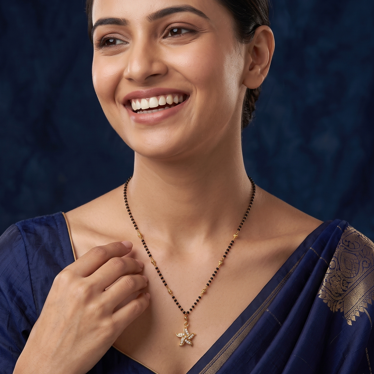 taara 18k gold plated mangalsutra