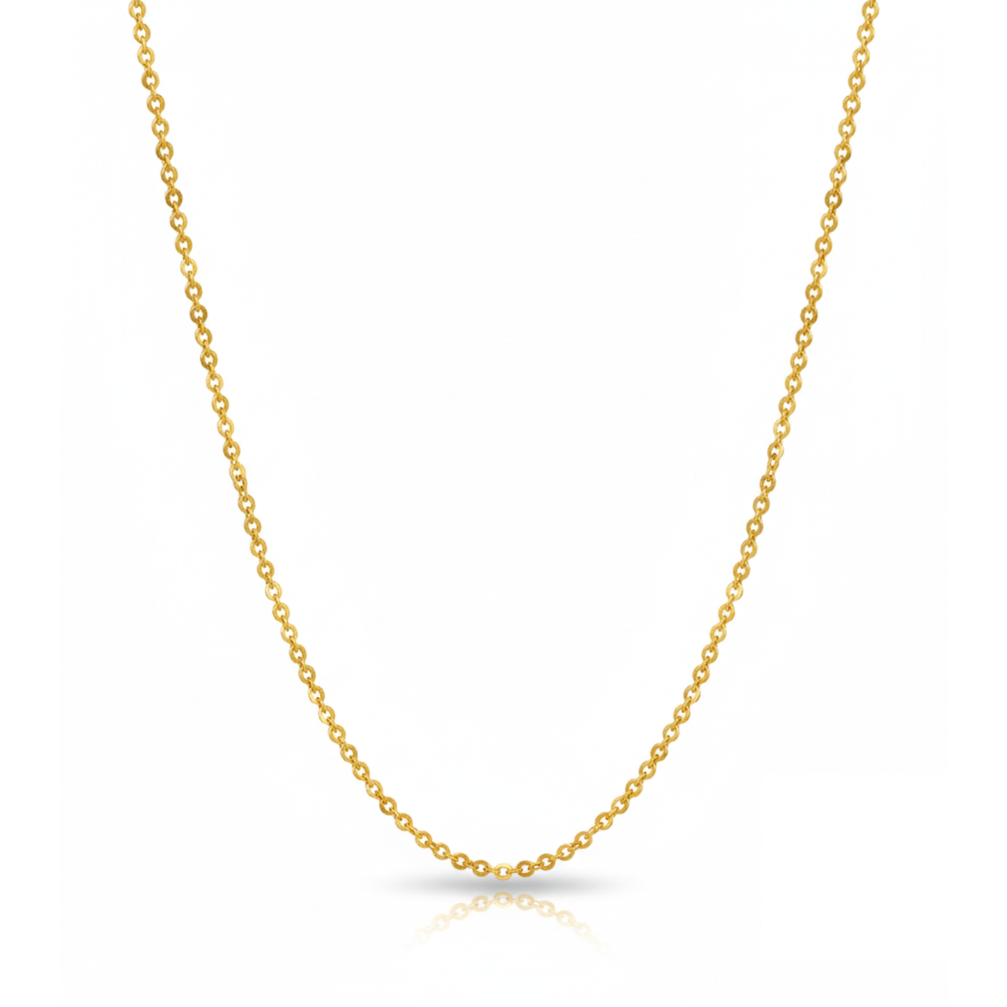 golden aura gold-plated bead chain