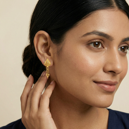 Sanskriti Gold Plated Earrings