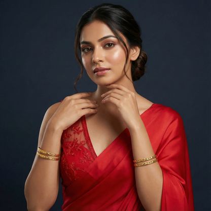 Shrishti Premium 18kt Gold Plated Bangles