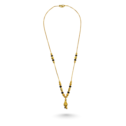 Dharini 18 KT Thick Gold Plated Mangalsutra
