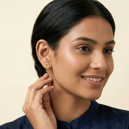 Anjali Gold Plated Earrings
