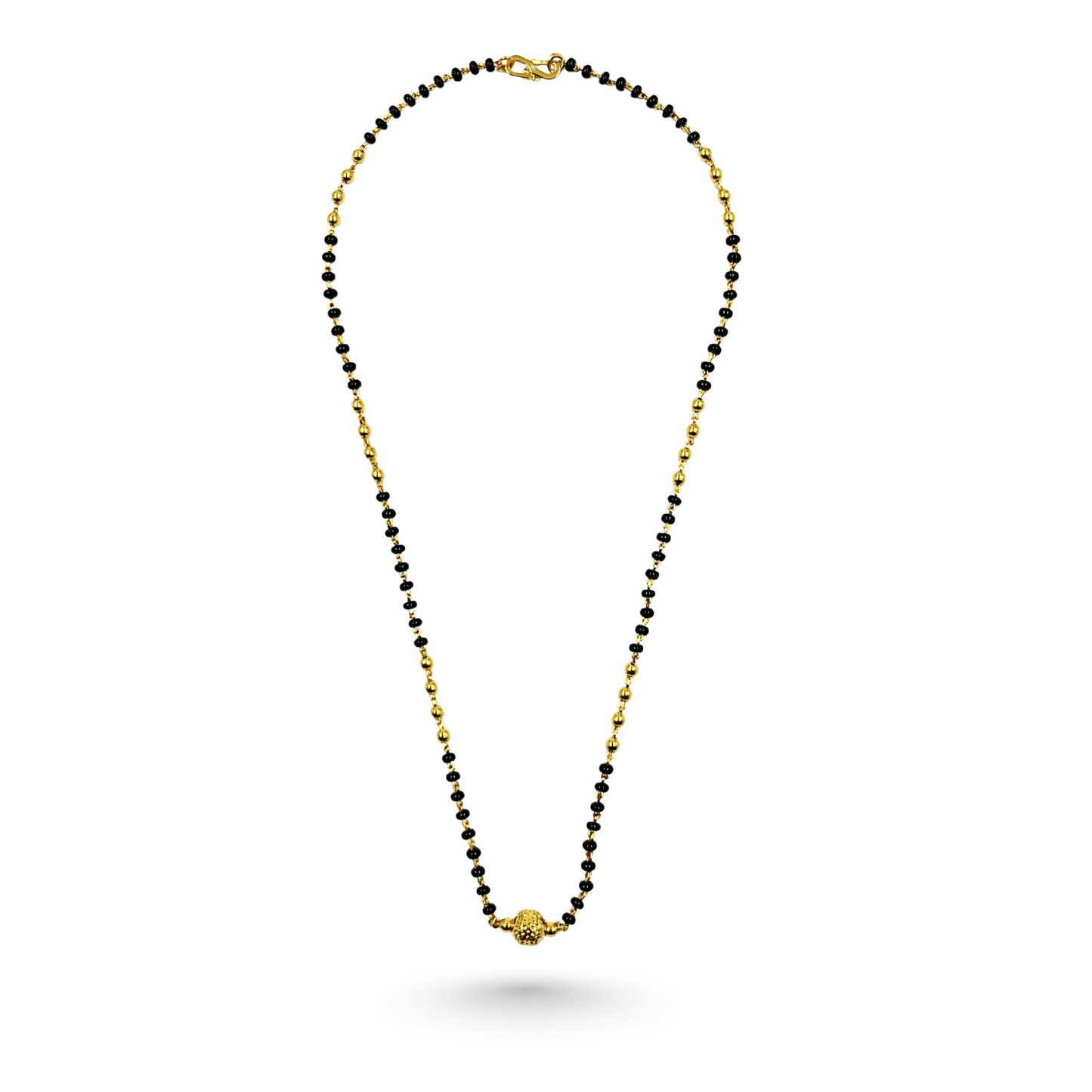 core 18 kt thick gold plated mangalsutra