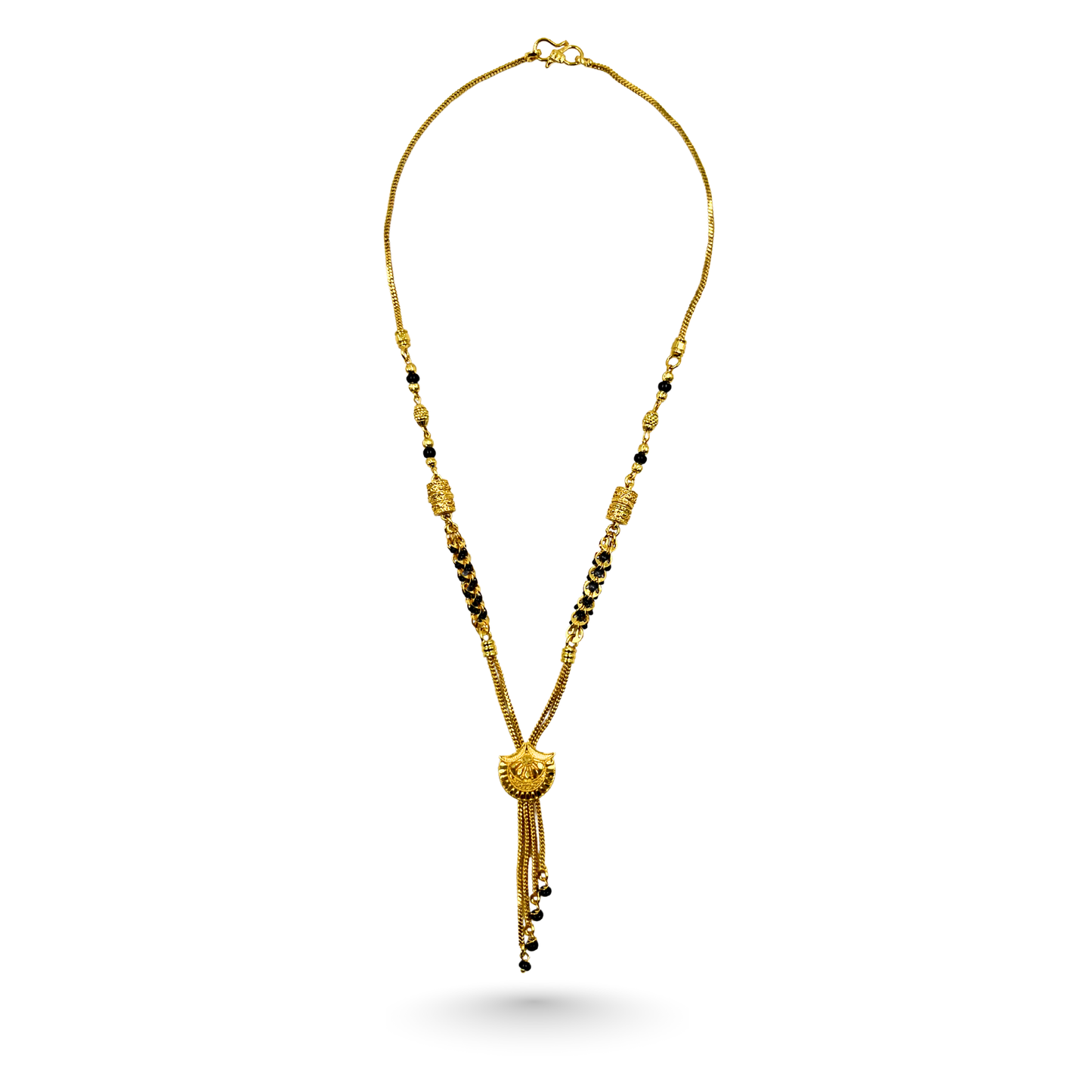 sovereign 18 kt thick gold plated mangalsutra