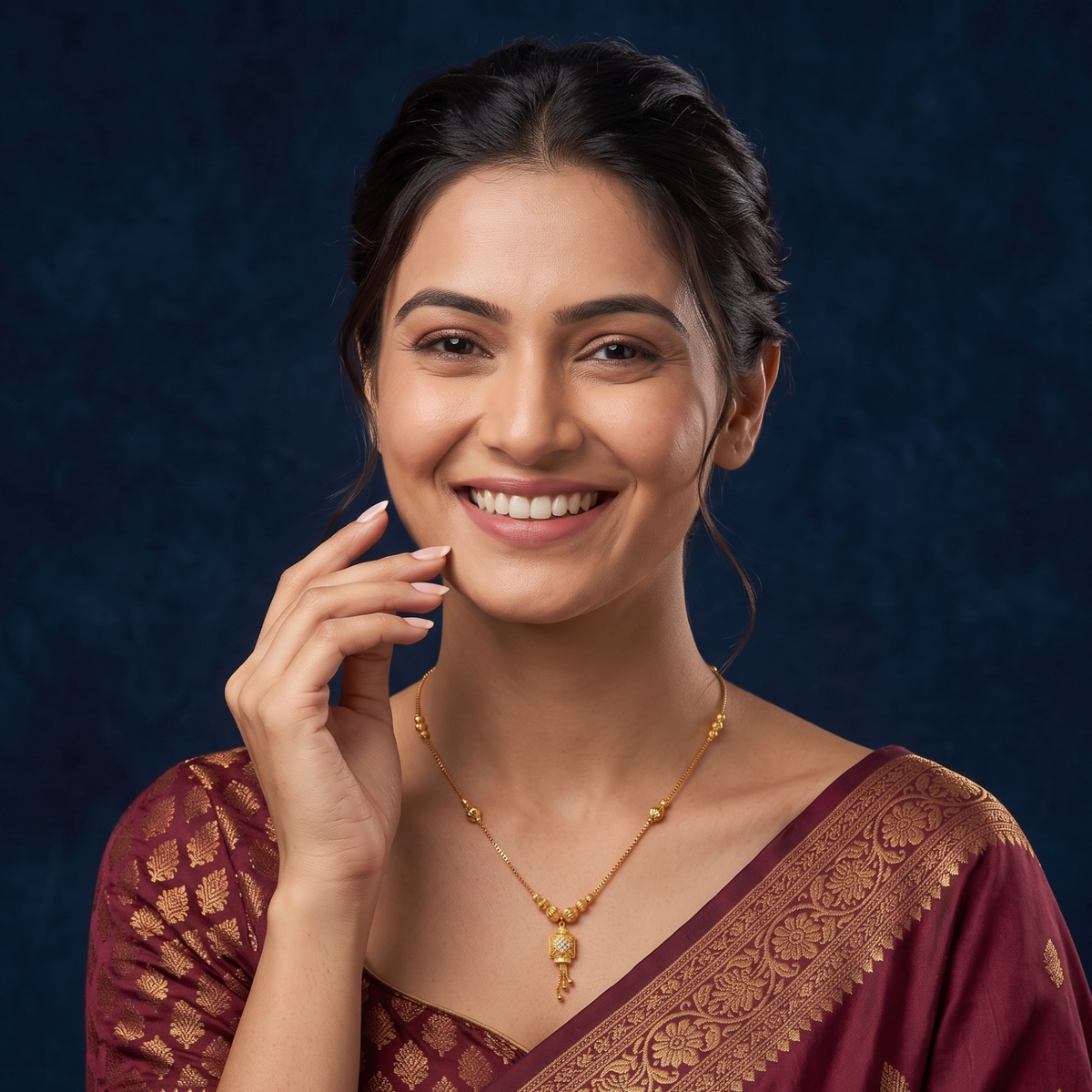 ratna jyoti 18k gold plated mangalsutra