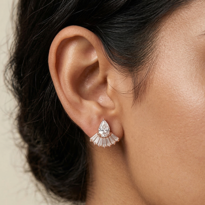 Golden Frock Rose Gold Plated Studs
