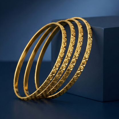 Leela Premium 18kt Gold Plated Bangles