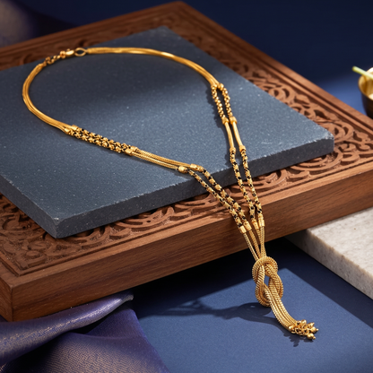 Eternal Knot 18K Gold Plated Mangalsutra