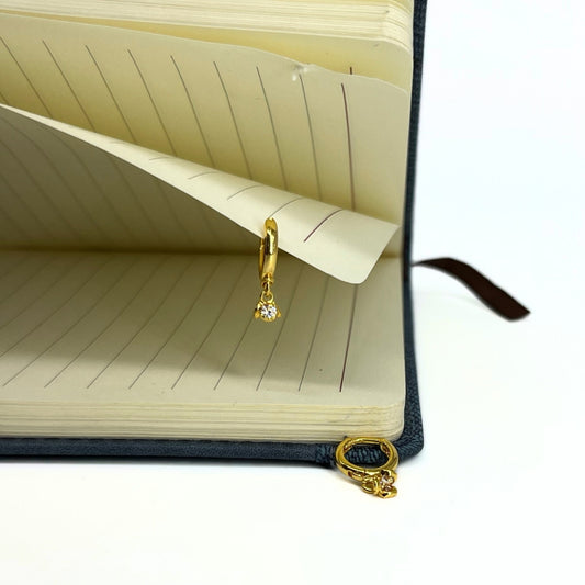 Petal Gold Plated Drop Earrings