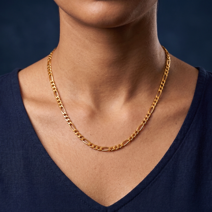 Regal Gleam 18K Gold Plated Chain