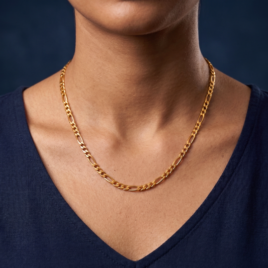 Regal Gleam 18K Gold Plated Chain