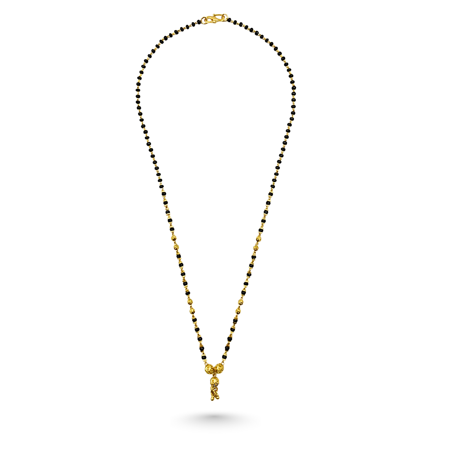 trinity glow premium 18 kt gold plated mangalsutra