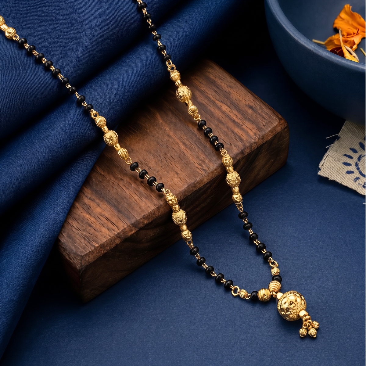 jivika premium 18k gold plated mangalsutra