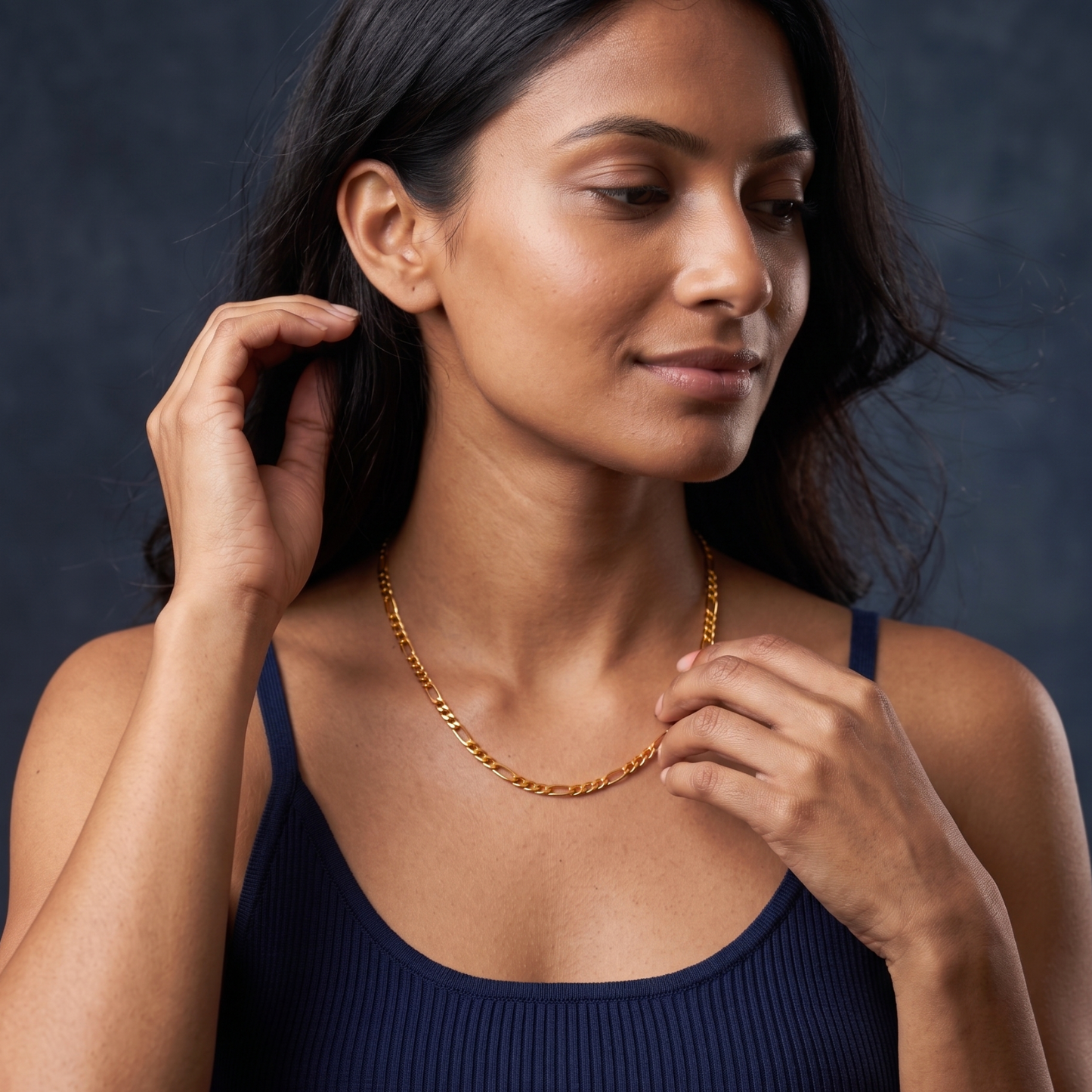 regal gleam 18k gold plated chain