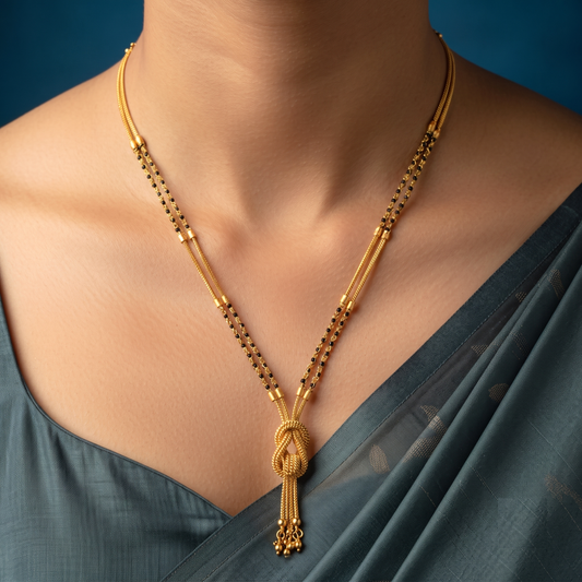 Eternal Knot 18K Gold Plated Mangalsutra