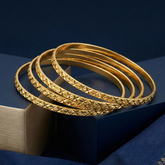 Leela Premium 18kt Gold Plated Bangles