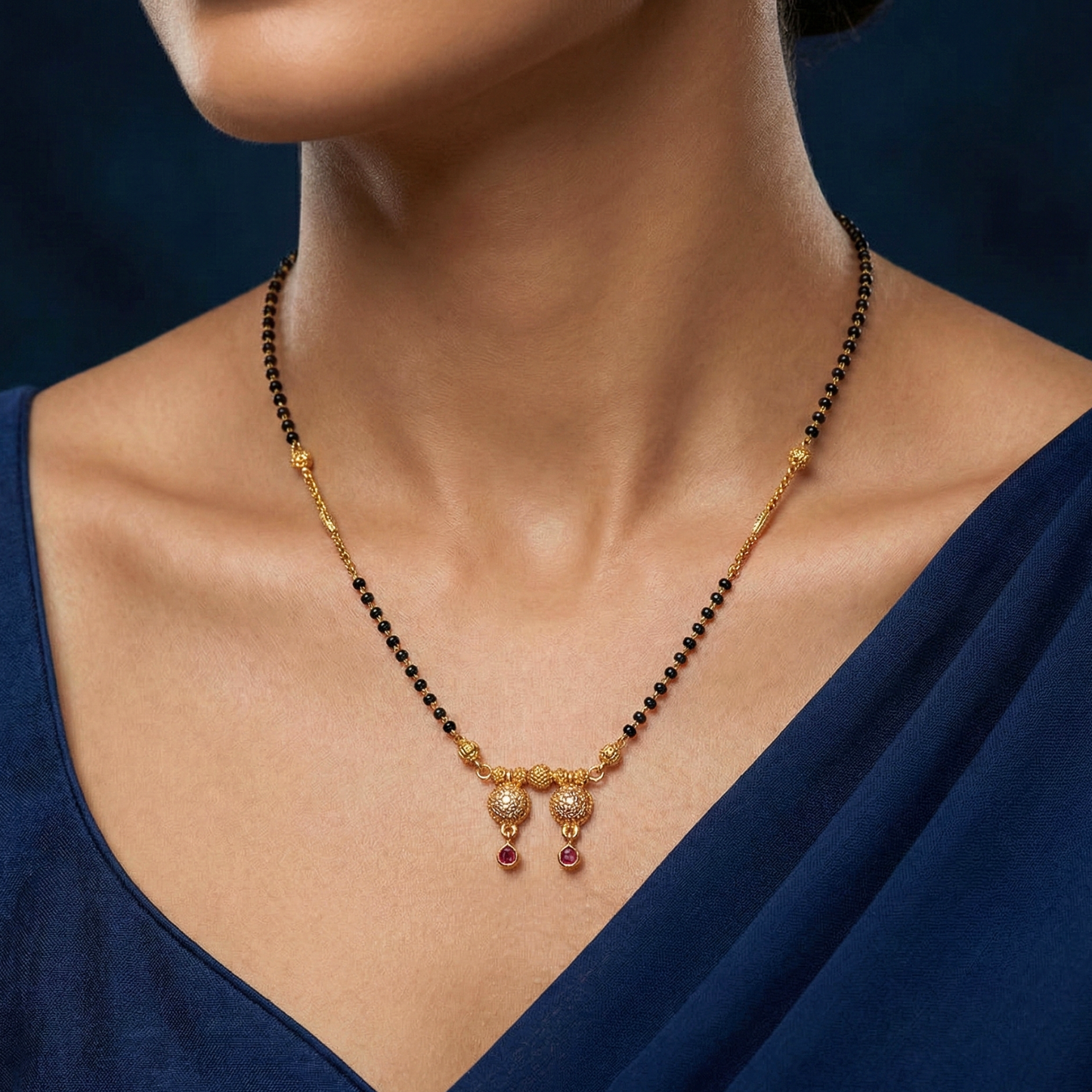 suvarna bandhan gold plated mangalsutra
