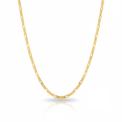 Regal Gleam Gold Plated Figaro Chain