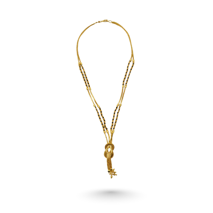 The Eternal Knot 18 KT Thick Gold Plated Mangalsutra