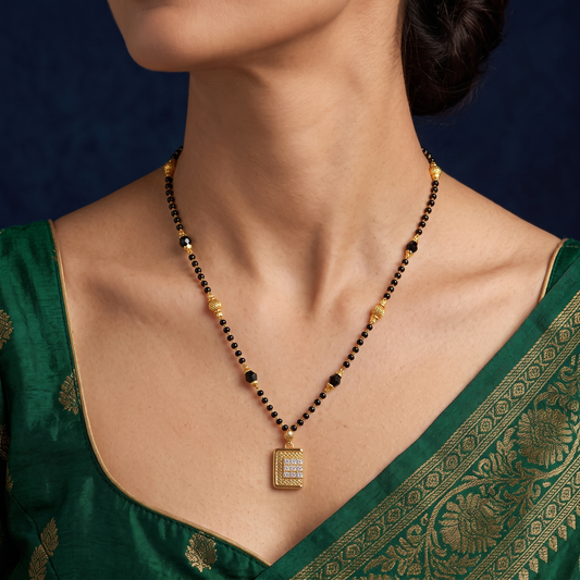 Golden Block 18K Gold Plated Mangalsutra