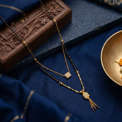 Triveni Gold Plated Mangalsutra
