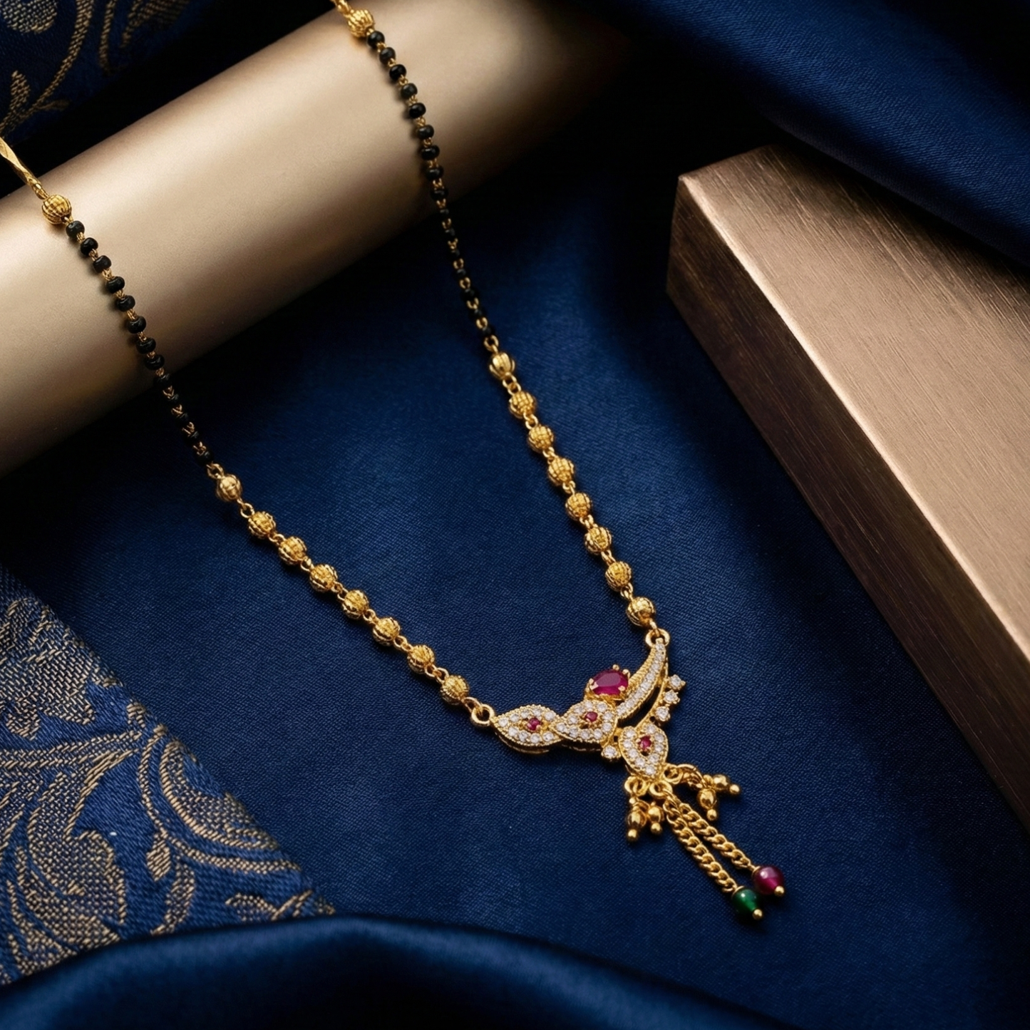 empress gold plated mangalsutra