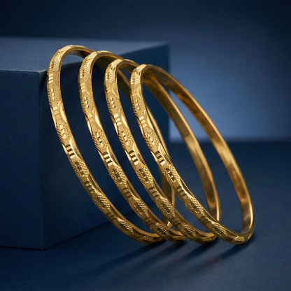 Devika 18kt Gold Plated Bangles